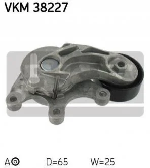 Ролик модуля натягувача ременя для Suzuki, Fiat SKF VKM 38227 фото товару