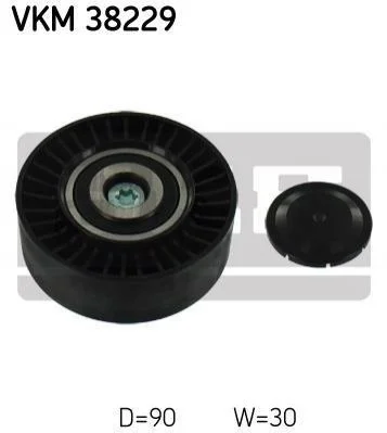<strong>Ролик модуля натяжителя ремня SKF VKM 38229 (фото 1)</strong>