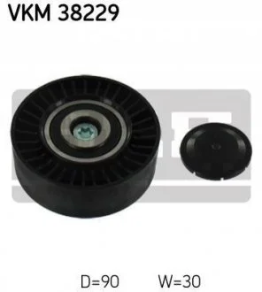 Ролик модуля натяжителя ремня для BMW SKF VKM 38229 фото товара