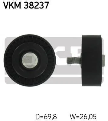 <strong>Ролик модуля натягувача ременя SKF VKM 38237 (фото 1)</strong>
