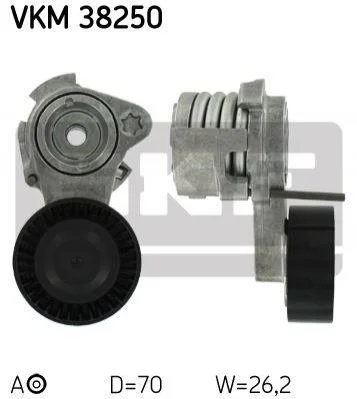 <strong>BMW Натяжитель ремня 3 Е90/Е92, 5 Е60, Х5 Е70 SKF VKM 38250 (фото 1)</strong>