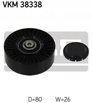 Ролик модуля натягувача ременя для BMW SKF VKM 38338 фото товару