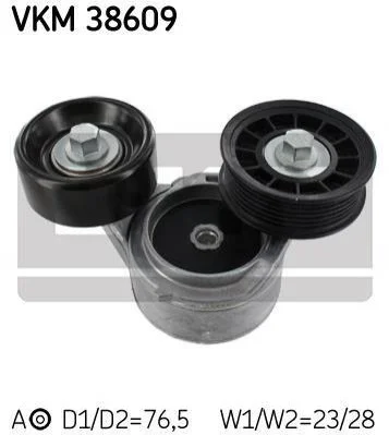 <strong>Ролик натяжний SKF VKM 38609 (фото 1)</strong>