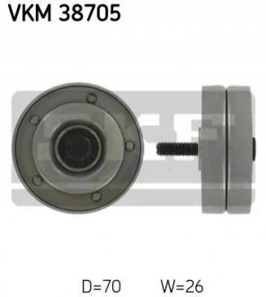 Ролик модуля натягувача ременя для SKF VKM 38705 фото товару