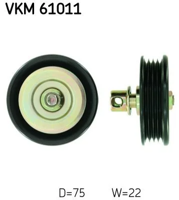<strong>Ролик модуля натягувача ременя SKF VKM61011 (фото 1)</strong>