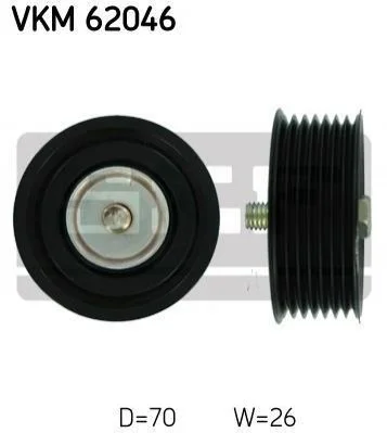 <strong>Ролик модуля натягувача ременя SKF VKM 62046 (фото 1)</strong>