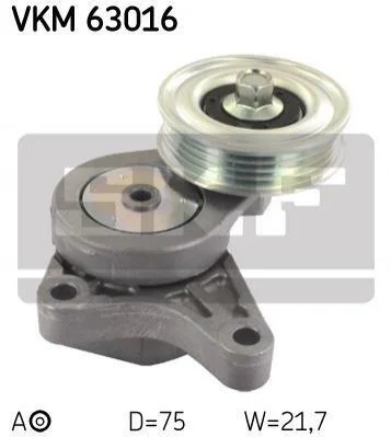 <strong>Натяжний ролик, поліклиновий ремінь HONDA / ACURA VKM63016 SKF VKM 63016 (фото 1)</strong>