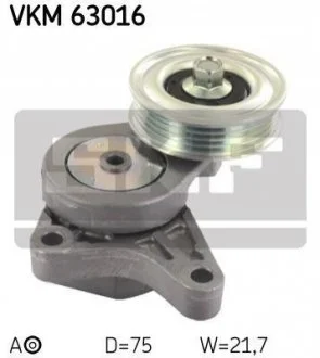 Натяжний ролик, поліклиновий ремінь HONDA / ACURA VKM63016 для SKF VKM 63016 фото товару