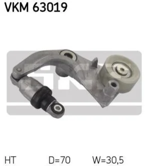 Роликовий модуль натягувача ременя для Honda SKF VKM 63019 фото товару