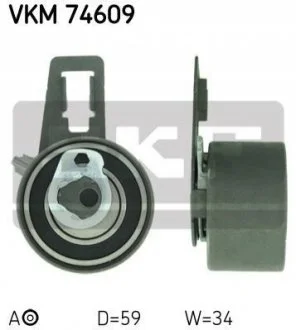 Ролик модуля натягувача ременя для Hyundai, KIA SKF VKM 74609 фото товару