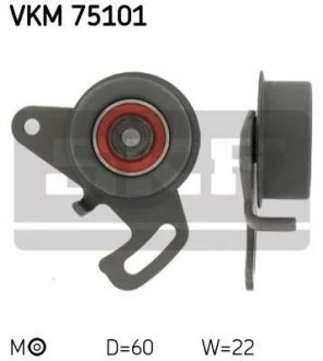 MITSUBISHI Ролик натяжителя ремня GALANT 1.8 83-86 для SKF VKM 75101 фото товару
