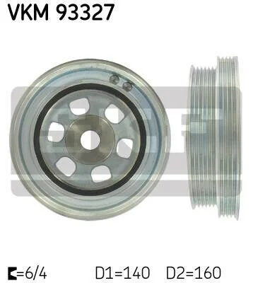 <strong>Шків ременя генератора SKF VKM 93327 (фото 1)</strong>