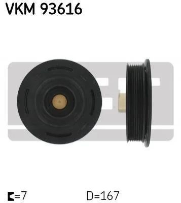 <strong>Шків ременя генератора SKF VKM 93616 (фото 1)</strong>