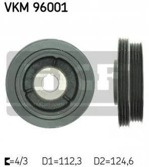 Шків привідного паса для SKF VKM96001 фото товару