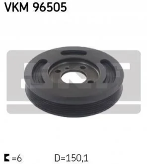 Шків ременя для Hyundai SKF VKM 96505 фото товару