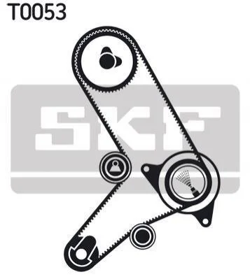 <strong>К-кт. ГРМ (рем.+2шт. ролик) Fiat Fiorino 1.7D -00 SKF VKMA 02152 (фото 1)</strong>