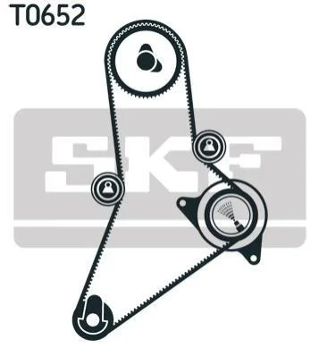 <strong>Роликовий модуль натягувача ременя (ролик, ремінь) SKF VKMA 02384 (фото 1)</strong>