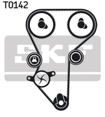 <strong>Роликовий модуль натягувача ременя (ролик, ремінь) SKF VKMA 03213 (фото 1)</strong>