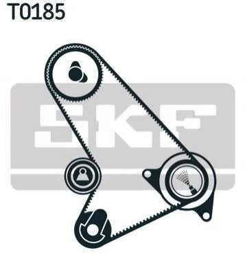 <strong>Роликовий модуль натягувача ременя (ролик, ремінь) SKF VKMA 04304 (фото 1)</strong>