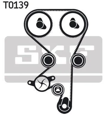 <strong>Комплект ГРМ (ремінь + ролик) SKF VKMA05142 (фото 1)</strong>