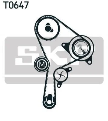 <strong>Комплект зубчастого ременя (Вир-во) SKF VKMA 06008 (фото 1)</strong>
