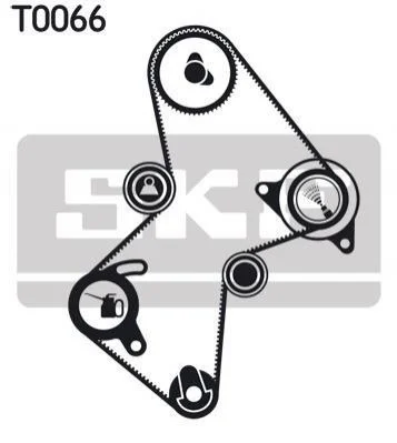 <strong>Роликовий модуль натягувача ременя (ролик, ремінь) SKF VKMA 06111 (фото 1)</strong>
