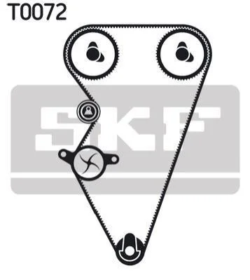 <strong>Роликовий модуль натягувача ременя (ролик, ремінь) SKF VKMA 07310 (фото 1)</strong>