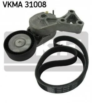 Комплект доріжкового ремня для Audi SKF VKMA 31008 фото товару