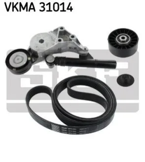 Роликовий модуль натягувача ременя (ролик, ремінь) для SKF VKMA 31014 фото товару