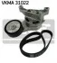 <strong>Роликовий модуль натягувача ременя (ролик, ремінь) SKF VKMA 31022 (фото 1)</strong>