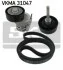 Комплект доріжкового ремня для Volkswagen, Audi, Seat, Skoda SKF VKMA 31047 фото товару