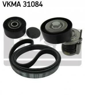 Комплект доріжкового ремня для Volkswagen, Audi, Ford, Peugeot, Volvo SKF VKMA 31084 фото товару