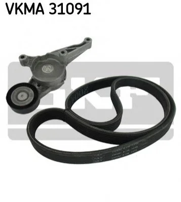 <strong>Роликовий модуль натягувача ременя (ролик, ремінь) SKF VKMA 31091 (фото 1)</strong>
