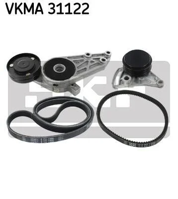 <strong>Роликовий модуль натягувача ременя (ролик, ремінь) SKF VKMA 31122 (фото 1)</strong>