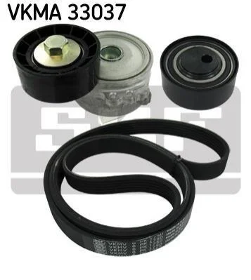<strong>Роликовий модуль натягувача ременя (ролик, ремінь) SKF VKMA 33037 (фото 1)</strong>