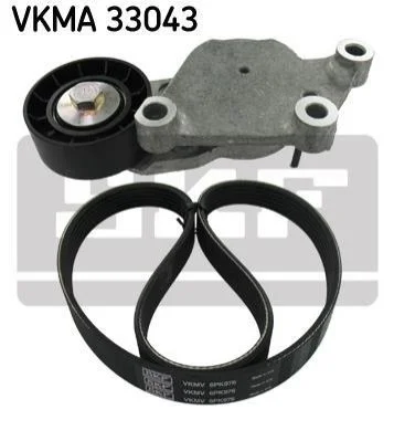 <strong>Роликовий модуль натягувача ременя (ролик, ремінь) SKF VKMA 33043 (фото 1)</strong>