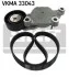 <strong>Роликовий модуль натягувача ременя (ролик, ремінь) SKF VKMA 33043 (фото 1)</strong>