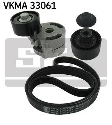<strong>Роликовий модуль натягувача ременя (ролик, ремінь) SKF VKMA 33061 (фото 1)</strong>