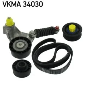 Комплект поліклиновий (ремінь+ролики) для Ford, Jaguar SKF VKMA 34030 фото товару