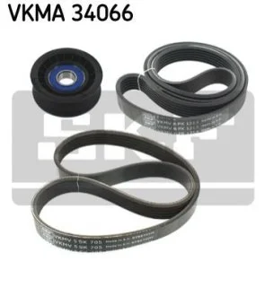 Комплект доріжкового ремня для Ford SKF VKMA 34066 фото товару
