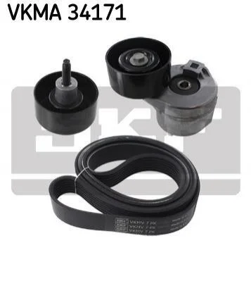 <strong>Роликовий модуль натягувача ременя (ролик, ремінь) SKF VKMA 34171 (фото 1)</strong>