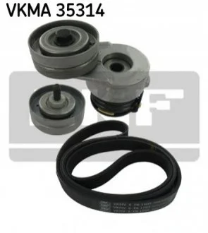 Комплект доріжкового ремня для Opel, Vauxhall, Honda SKF VKMA 35314 фото товару