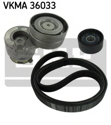 <strong>Роликовий модуль натягувача ременя (ролик, ремінь) SKF VKMA 36033 (фото 1)</strong>