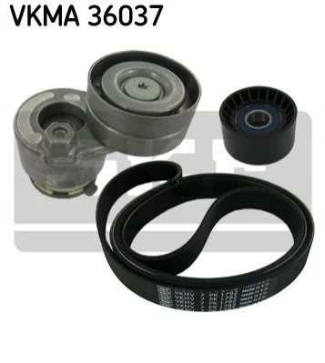 <strong>Роликовий модуль натягувача ременя (ролик, ремінь) SKF VKMA36037 (фото 1)</strong>