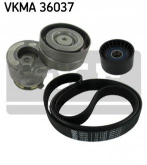 Поликлиновой ременный комплект SKF VKMA36037 (фото 1)