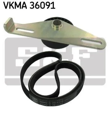 <strong>Роликовий модуль натягувача ременя (ролик, ремінь) SKF VKMA 36091 (фото 1)</strong>