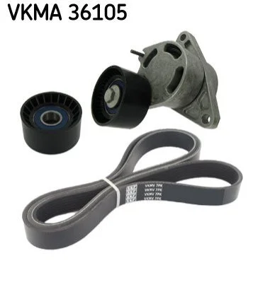 <strong>Роликовий модуль натягувача ременя (ролик, ремінь) SKF VKMA 36105 (фото 1)</strong>