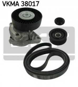 Комплект доріжкового ремня для Mercedes, Opel, Jaguar, Saab SKF VKMA 38017 фото товару