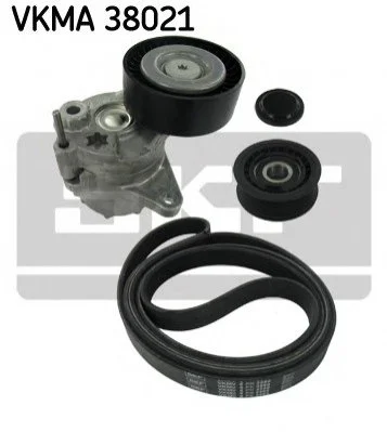 <strong>VW К-т поликлинового ремня (рем.+2ролика) DB W203/W220 2,1-3,2CDI, Sprinter CDI 06- SKF VKMA 38021 (фото 1)</strong>