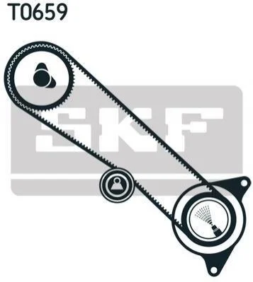 <strong>Комплект (ремінь+ролики) SKF VKMA 91719 (фото 1)</strong>